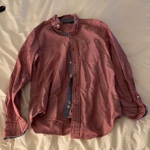 Red Nautica Casual Button-Up